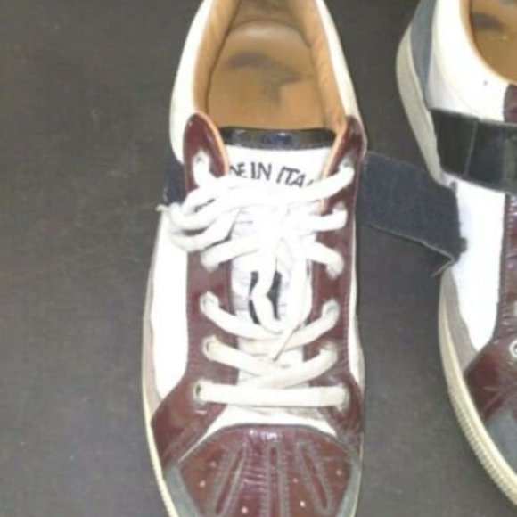 Dsquared Leather,Suede Fashion Sneakers Runners Shoes EU Size 44 Men U.S. 10 - Picture 6 of 7